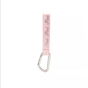 Pink Bling Wristlet Keychain